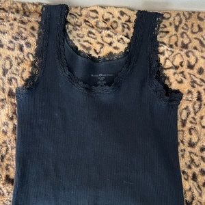 Brandy Melville Black Lace Tank🖤